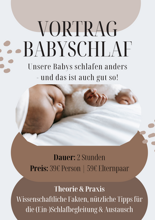 Vortrag Babyschlaf | Mein kleines Ich | FFB und Puchheim
